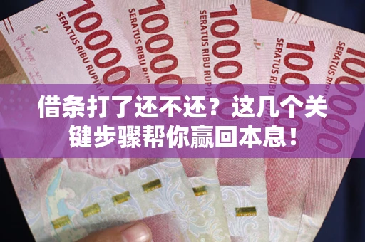 济南借条打了还不还？这几个关键步骤帮你赢回本息！
