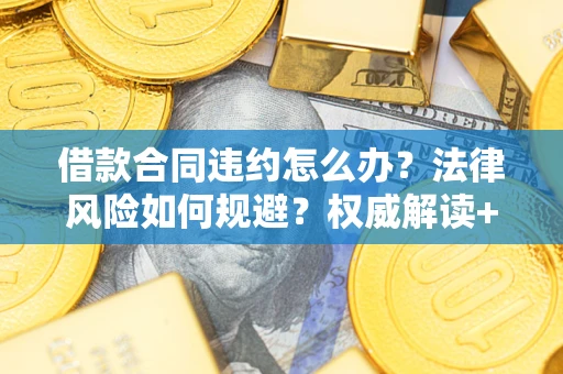 济南借款合同违约怎么办?法律风险如何规避?权威解读+实用指南 济南借款合同违约怎么办?法律风险如何规避?权威解读+实用指南