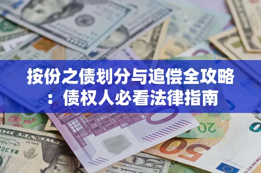 济南按份之债划分与追偿全攻略：债权人必看法律指南