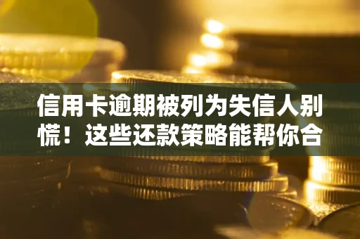 济南信用卡逾期被列为失信人别慌！这些还款策略能帮你合法止损