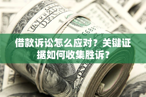 济南借款诉讼怎么应对？关键证据如何收集胜诉？